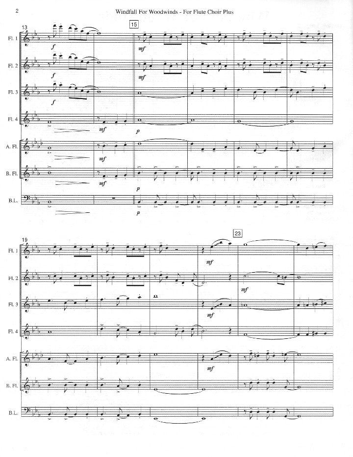 Holcombe, B :: Windfall for Woodwinds