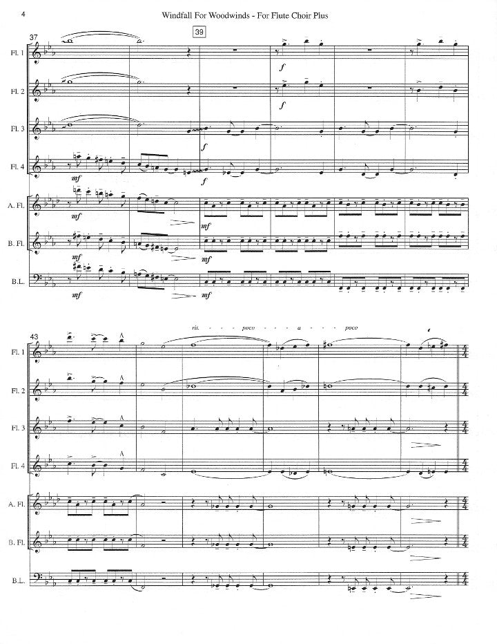 Holcombe, B :: Windfall for Woodwinds