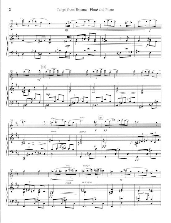 Albeniz, I :: Tango from Espana