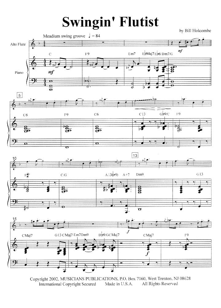 Holcombe, B :: Swingin' Flutist