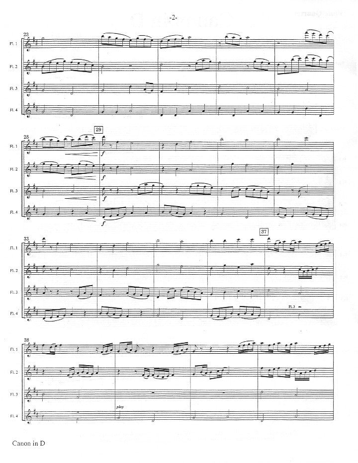 Pachelbel, J :: Canon in D