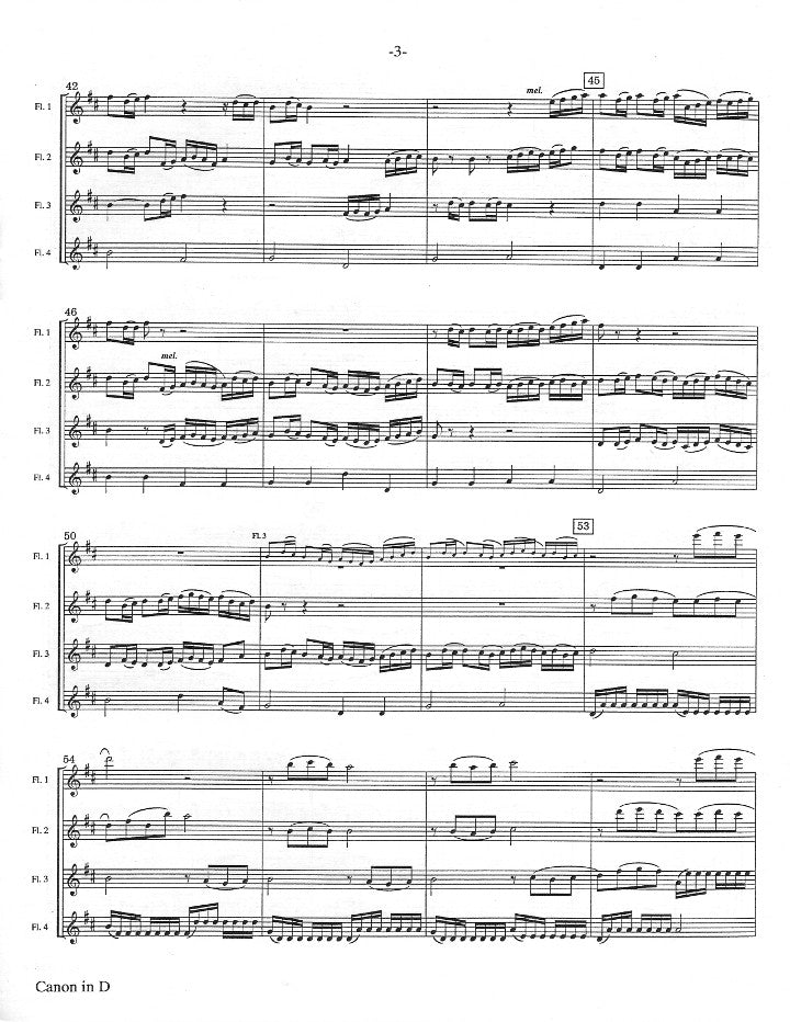 Pachelbel, J :: Canon in D