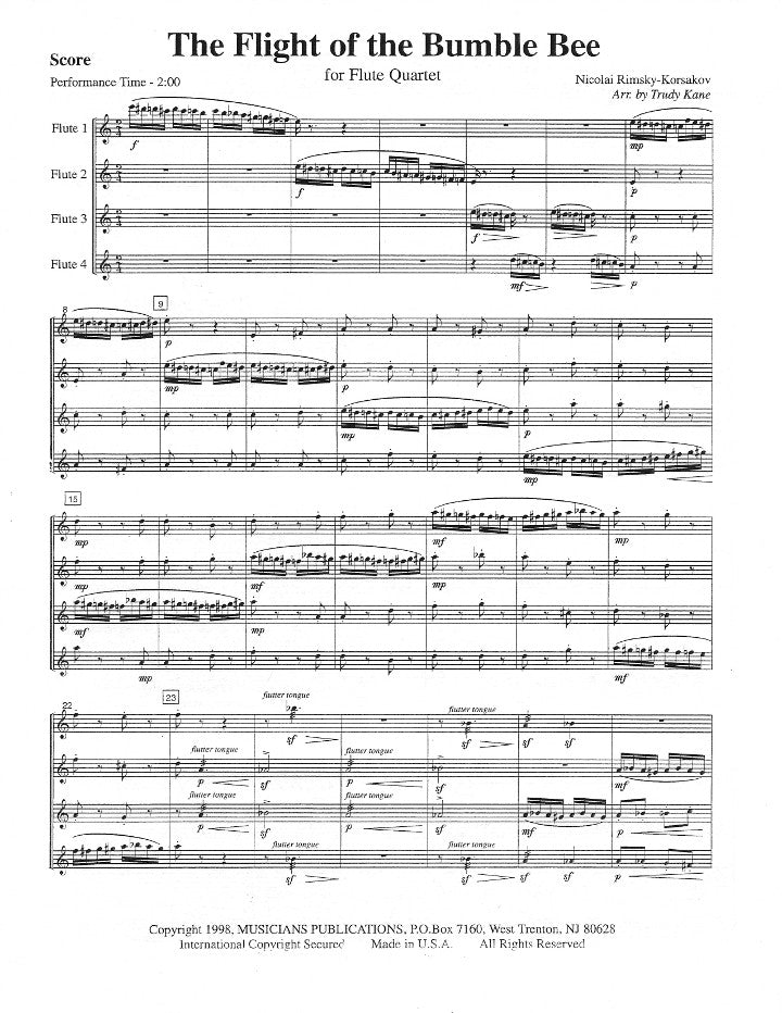 Rimsky-Korsakov, N :: The Flight of the Bumble Bee