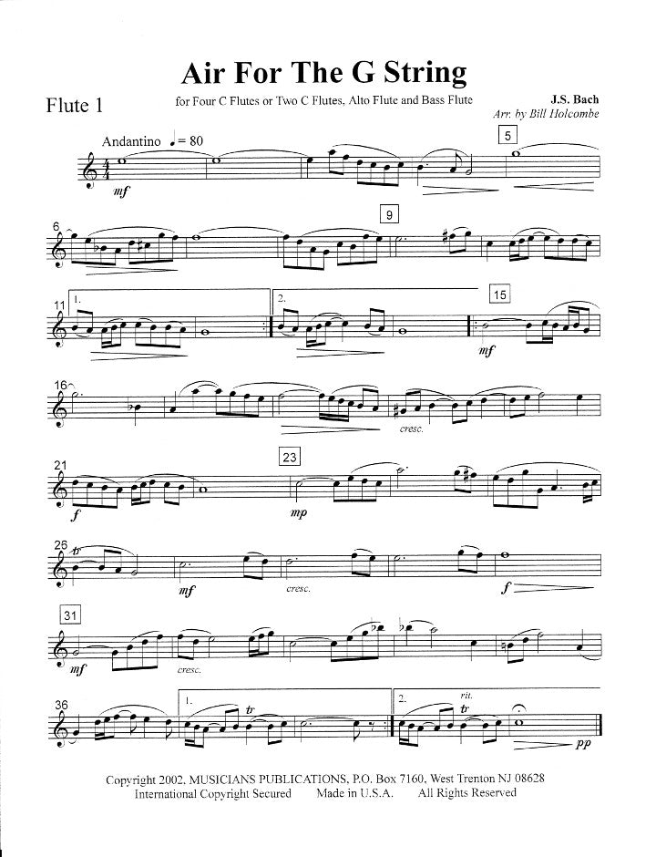 Bach, JS :: Air For The G String