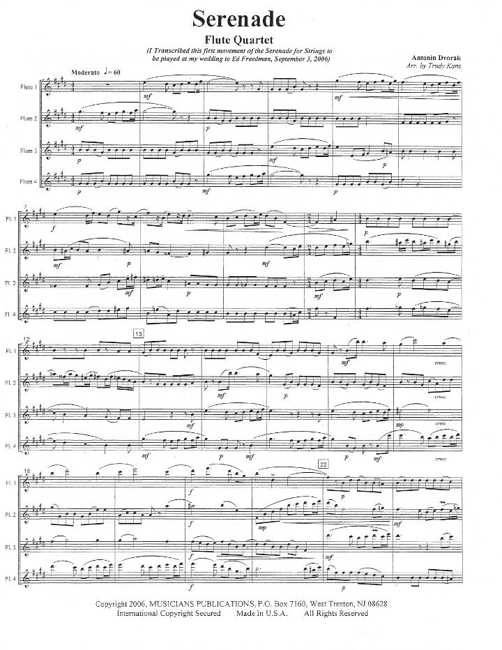 Dvorak, A :: Serenade