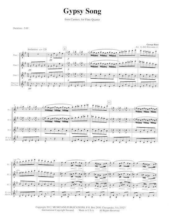 Bizet, G :: Gypsy Song