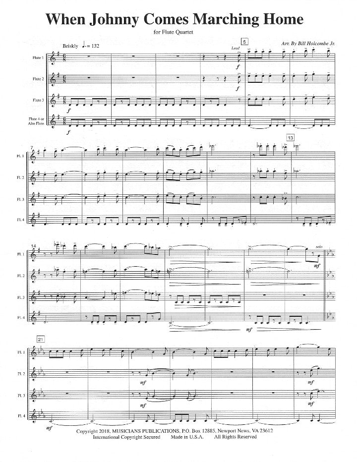 Traditional :: When Johnny Comes Marching Home