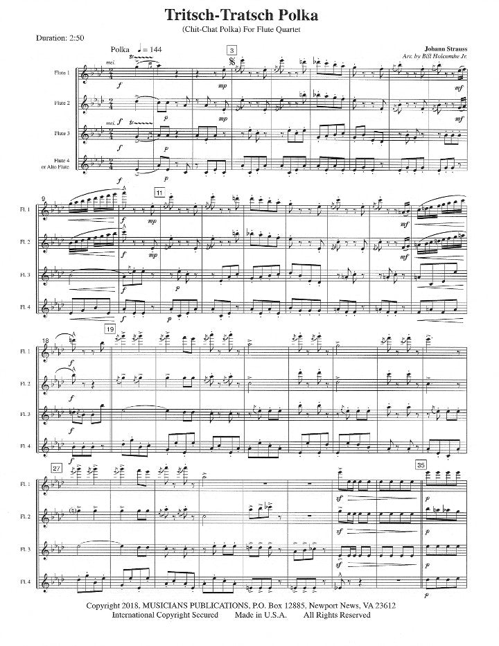 Strauss, J :: Tritsch-Tratsch Polka