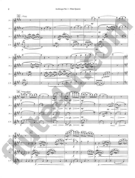 Debussy, C :: Arabesque No. 1