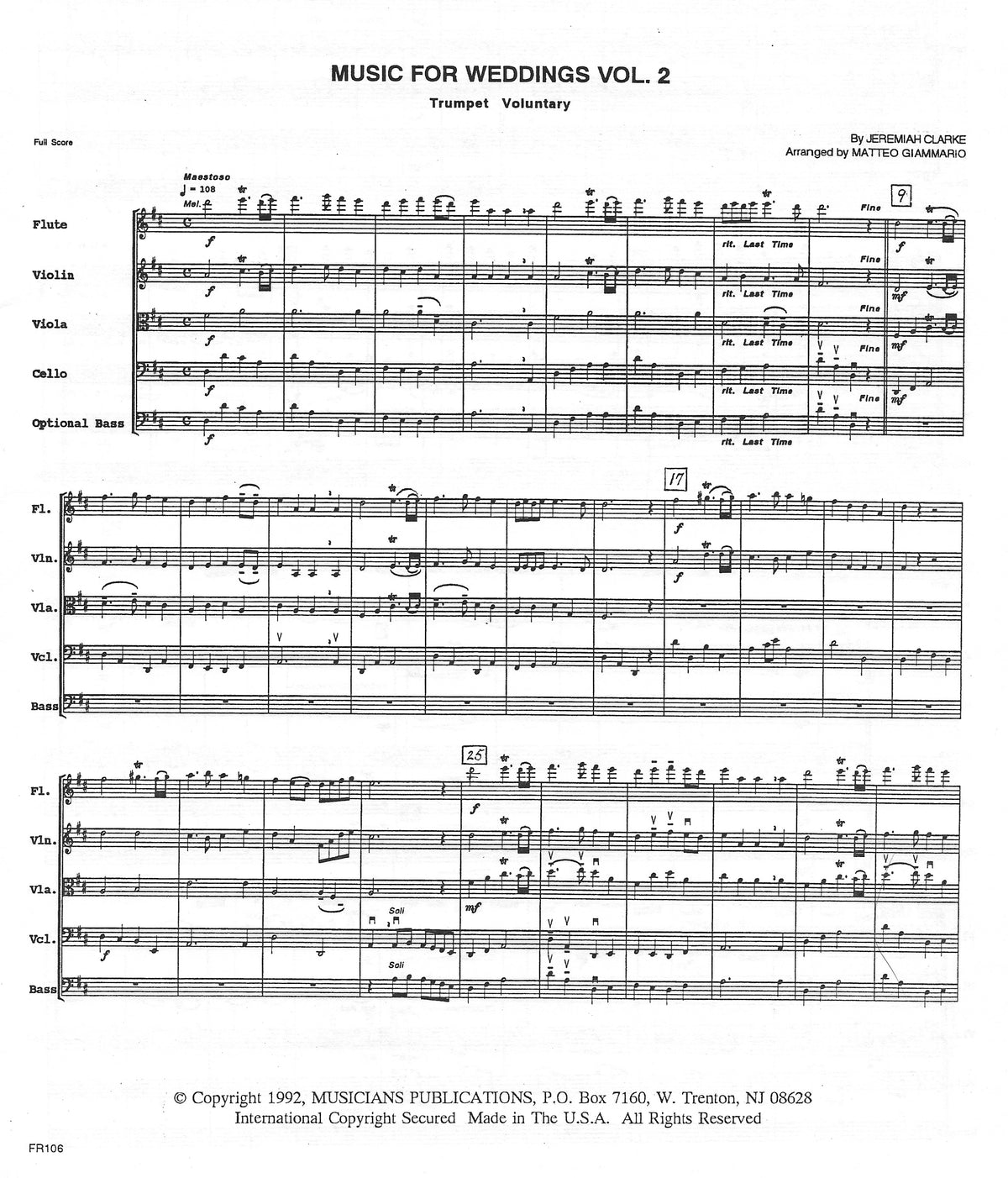 Various :: Music for Weddings Vol. 2