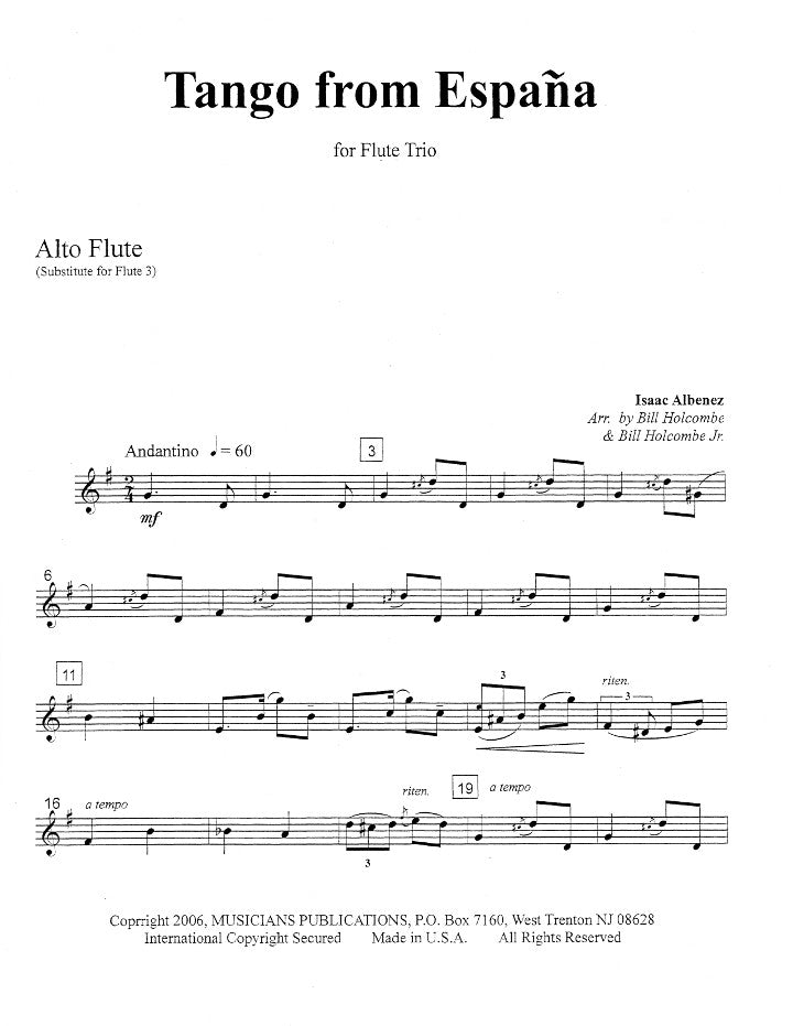 Albeniz, I :: Tango from Espana