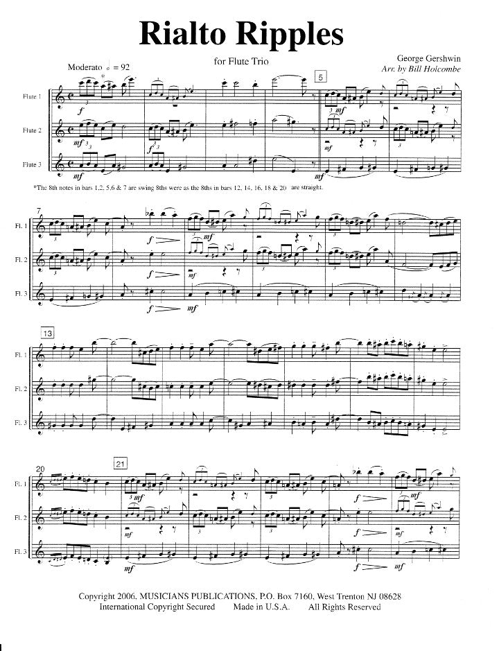 Gershwin, G :: Rialto Ripples