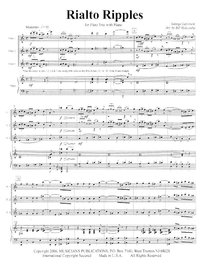 Gershwin, G :: Rialto Ripples