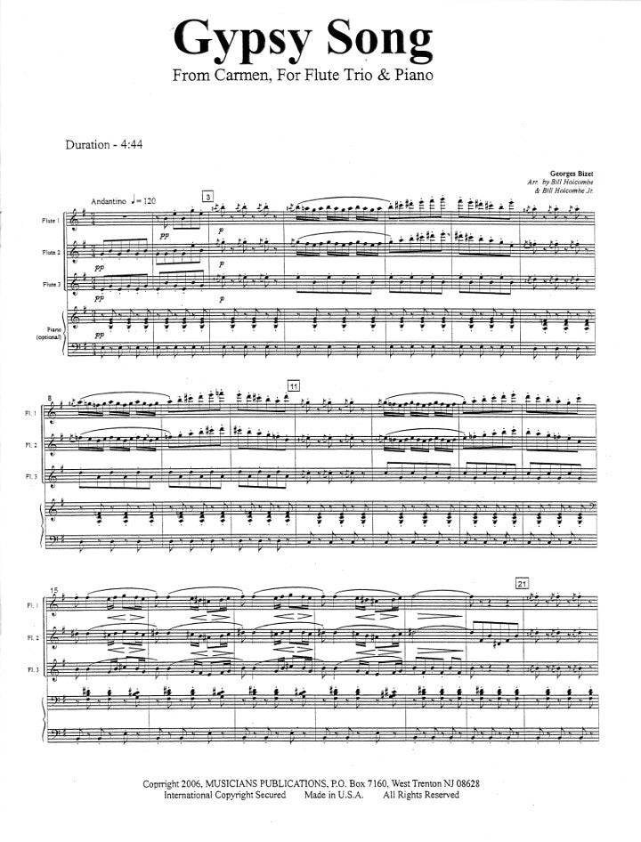 Bizet, G :: Gypsy Song