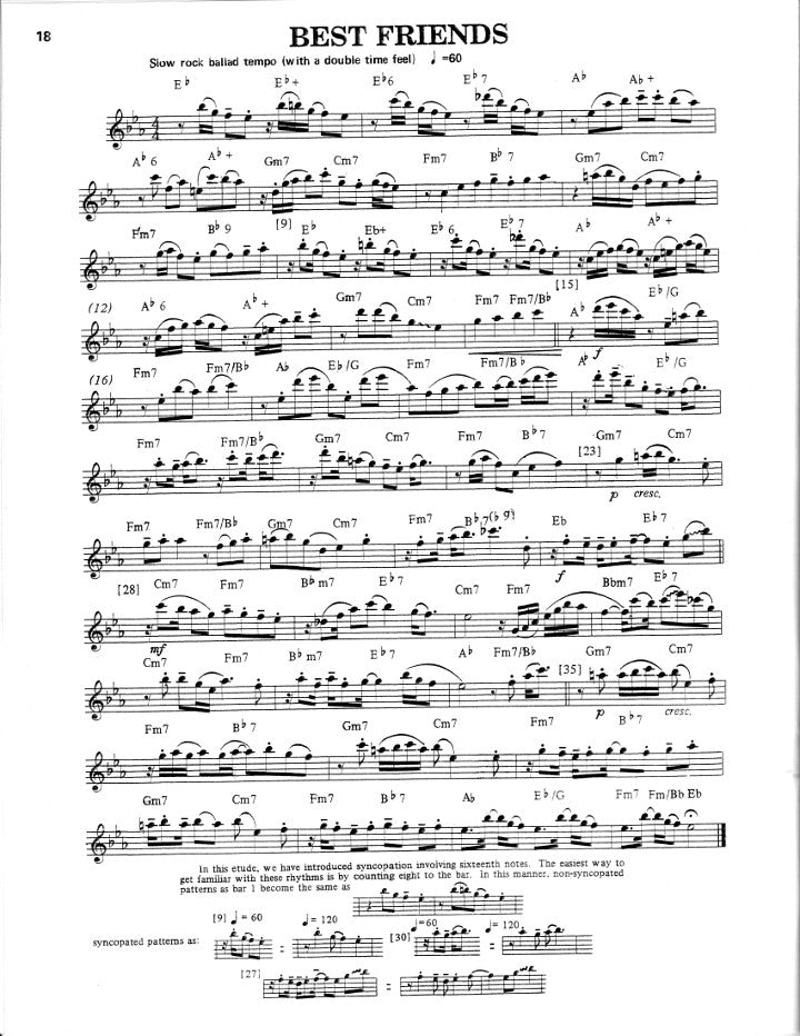 Holcombe, B :: 12 Jazz Etudes for Flute Intermediate