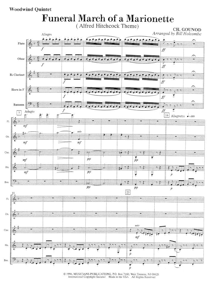 Gounod, C :: Funeral March of a Marionette