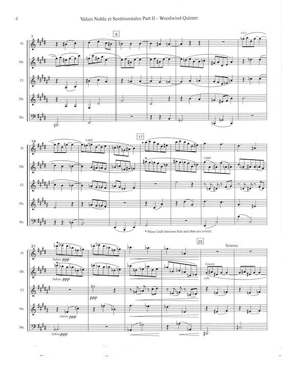 Ravel, M :: Valses Nobles et Sentimentales. Part II