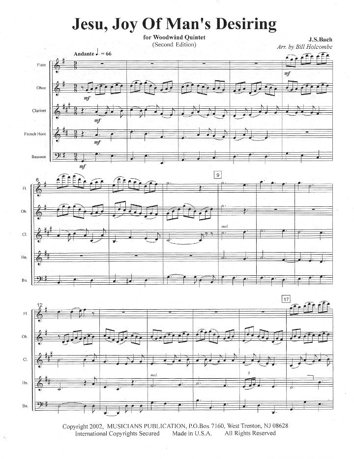 Bach, JS :: Jesu, Joy of Man's Desiring
