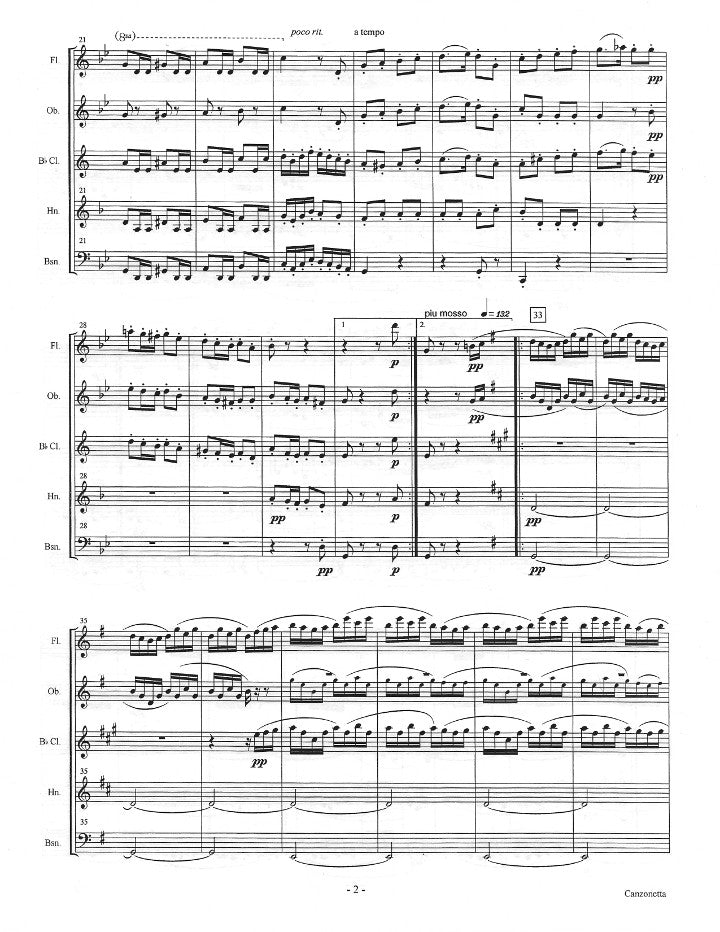Mendelssohn, F :: Canzonetta