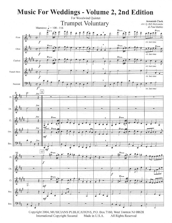 Various :: Music for Weddings Vol II, 2nd Ed.