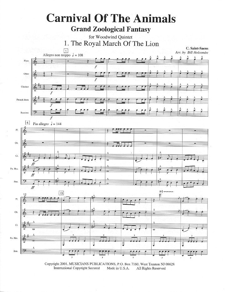 Saint-Saens, C :: Carnival of the Animals