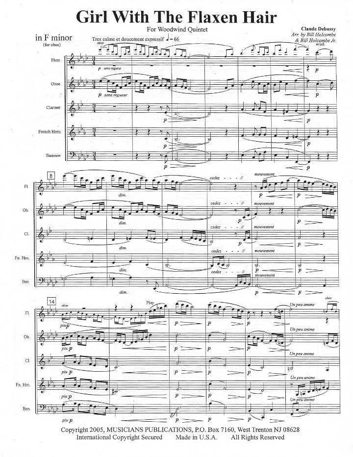 Debussy, C :: Girl With The Flaxen Hair
