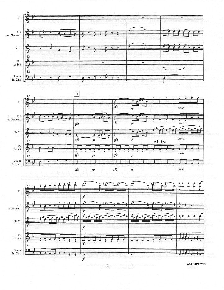 Mozart, WA :: Eine Kleine Nachtmusik