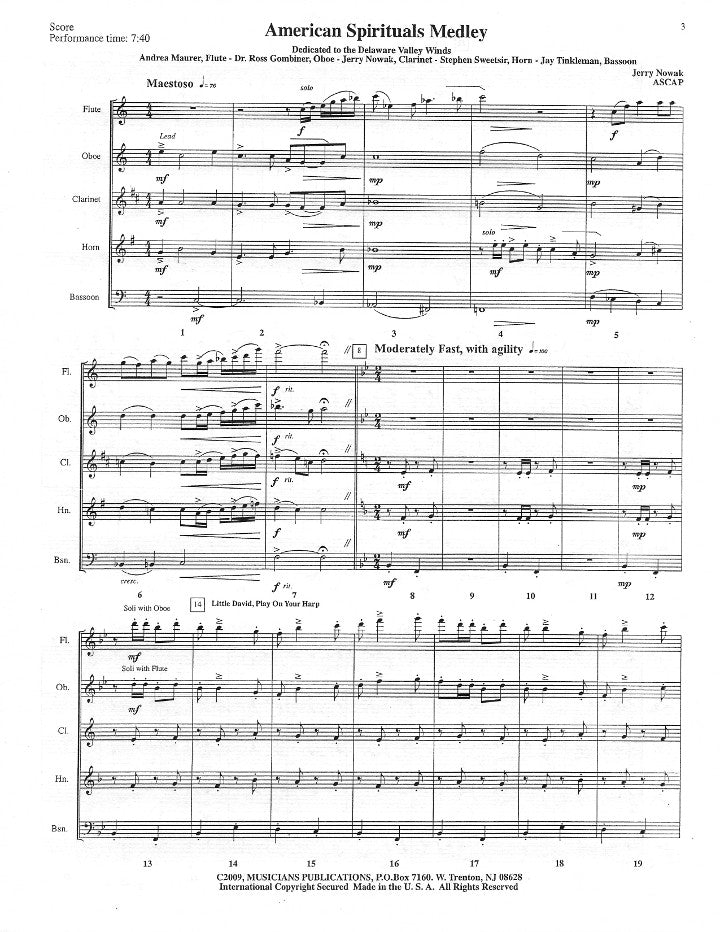 Traditional :: American Spirituals Medley