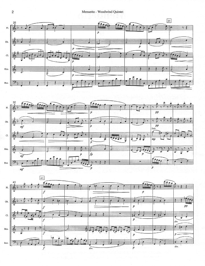 Dvorak, A :: Menuetto