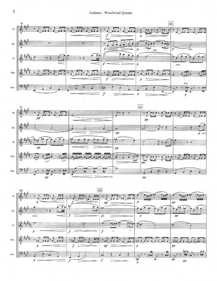 Dvorak, A :: Andante