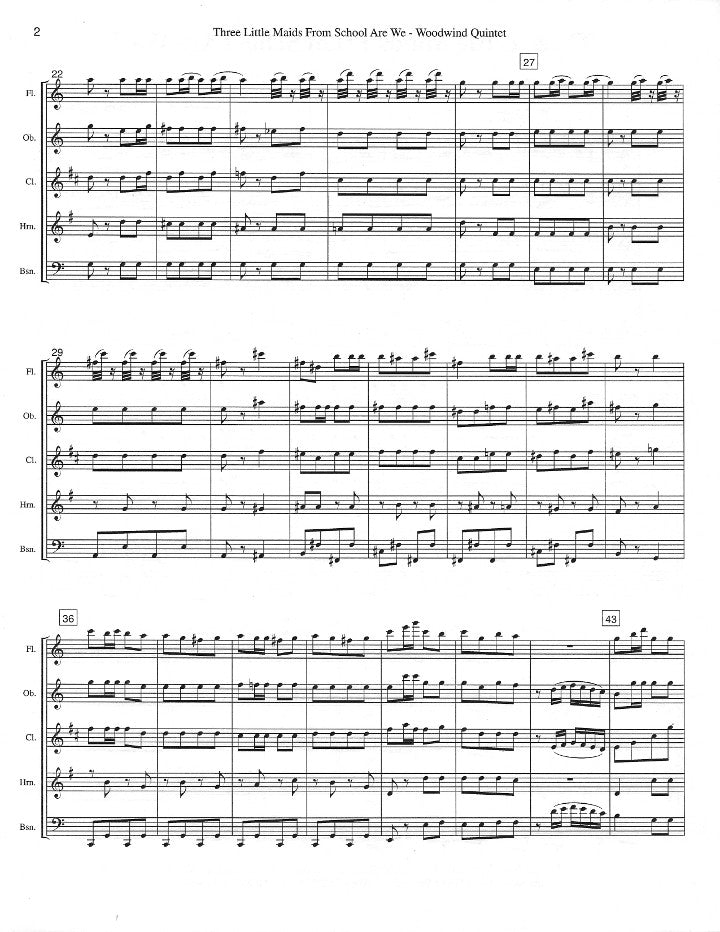 Sullivan, A :: Three Little Maids From School Are We