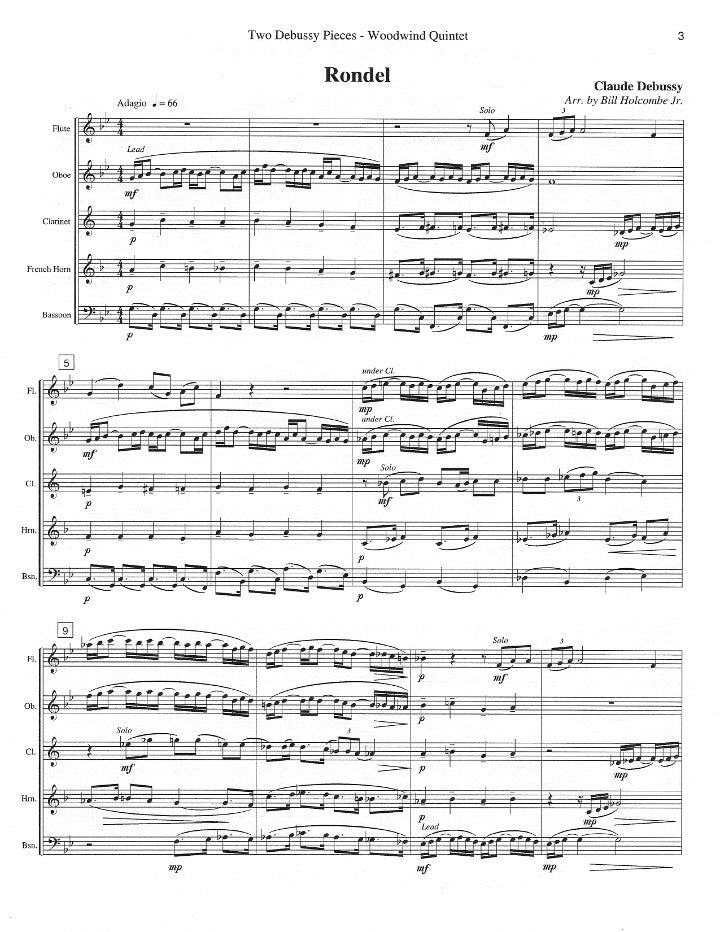Debussy, C :: Two Debussy Pieces