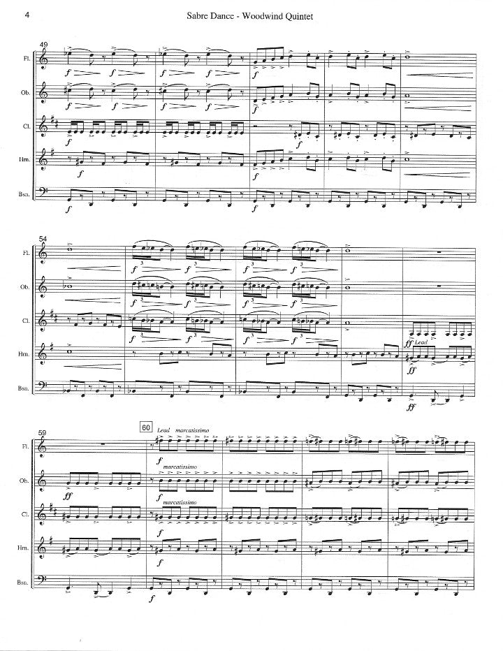 Khachaturian, A :: Sabre Dance