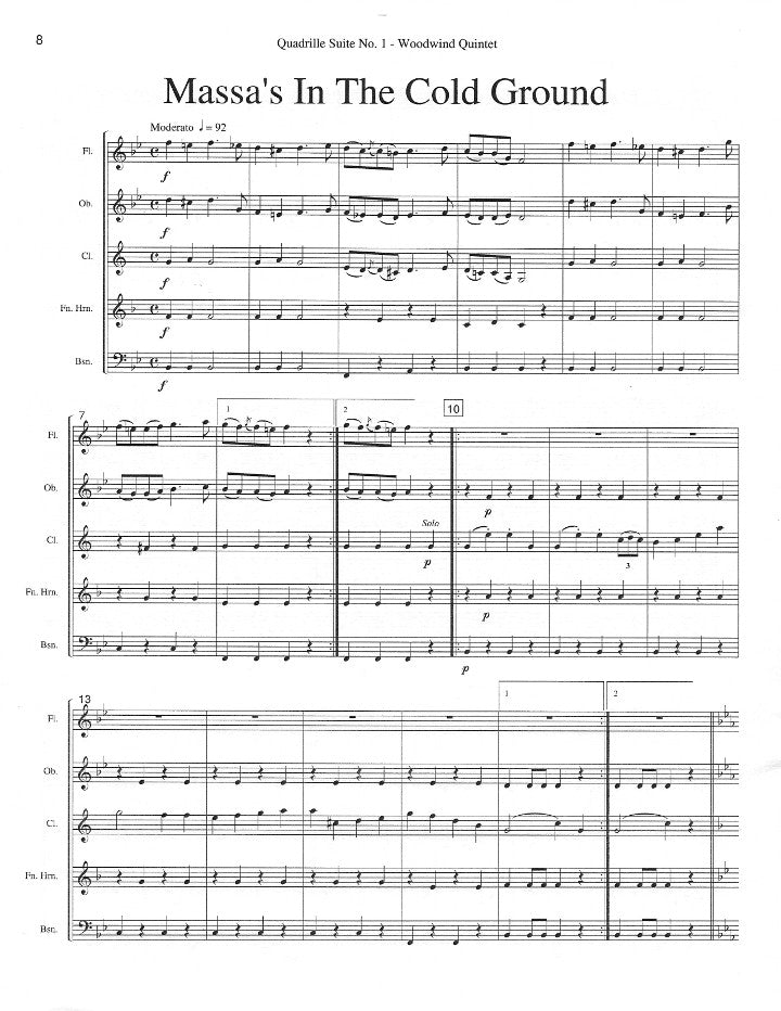 Friedrich, G :: Quadrille Suite No. 1