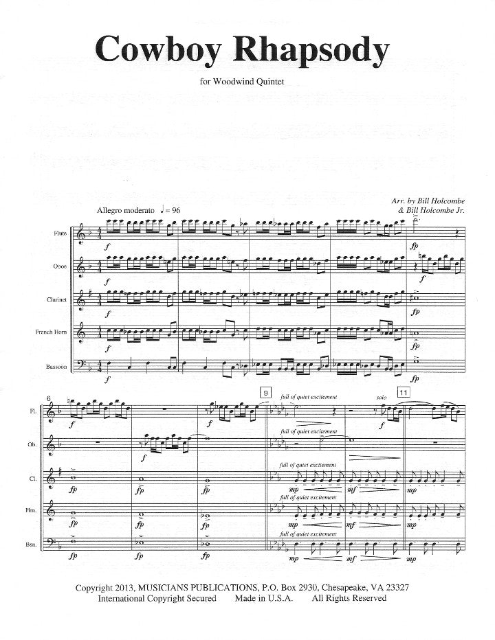 Holcombe Jr, B :: Cowboy Rhapsody