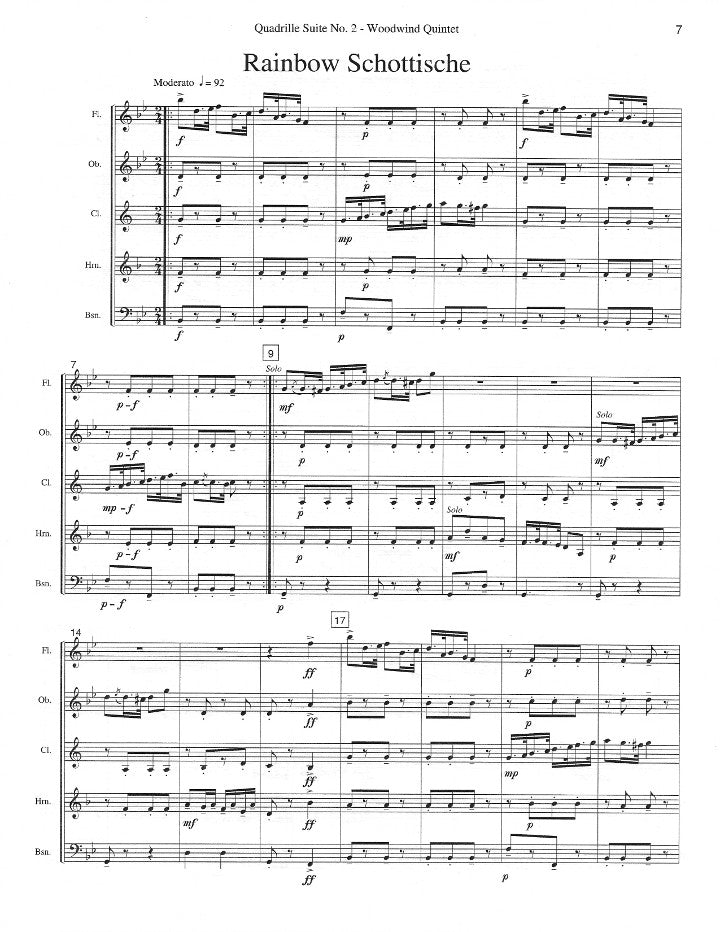 Friedrich, G :: Quadrille Suite No. 2