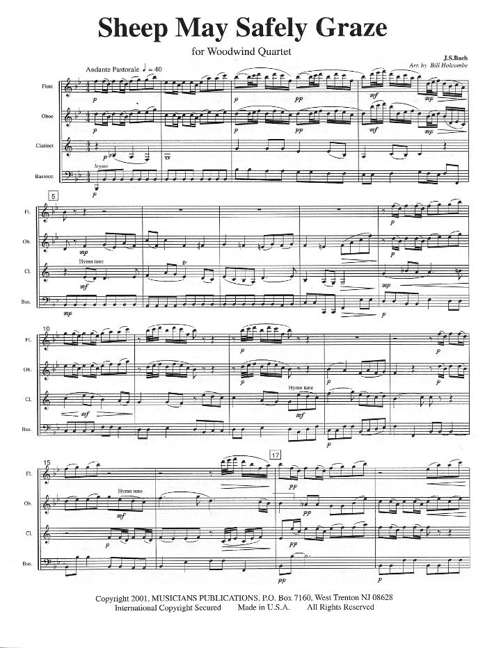 Bach, JS :: Sheep May Safely Graze