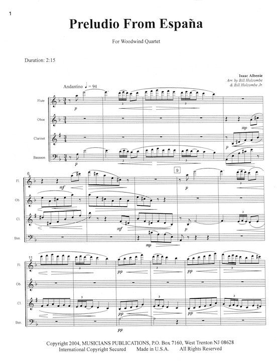 Albeniz, I :: Preludio & Tango