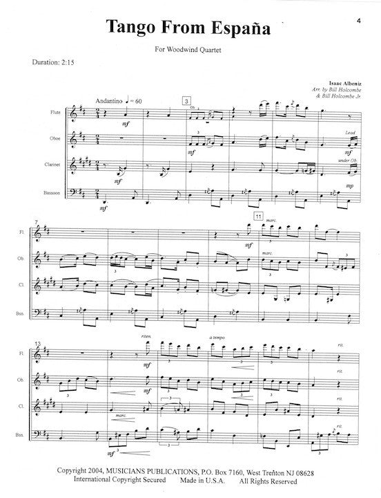 Albeniz, I :: Preludio & Tango