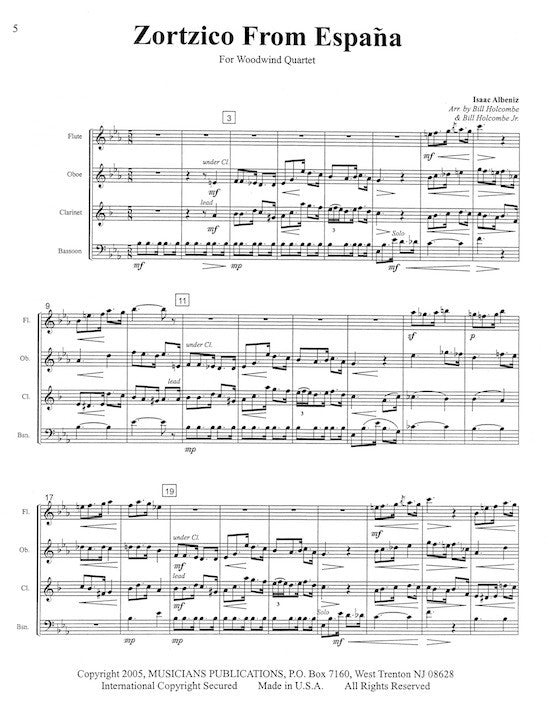 Albeniz, I :: Capricho Catalan & Zortzico