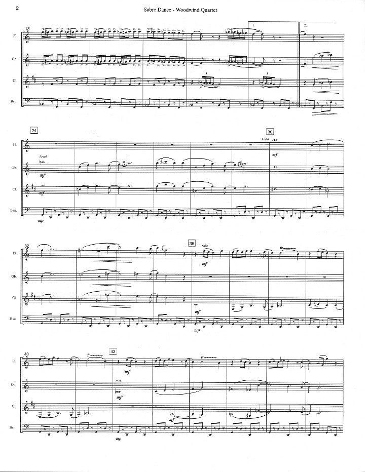 Khachaturian, A :: Sabre Dance
