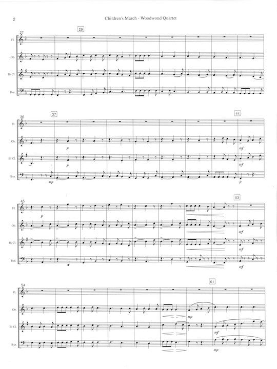 Grainger, P :: Children's March (Over The Hills And Far Away)