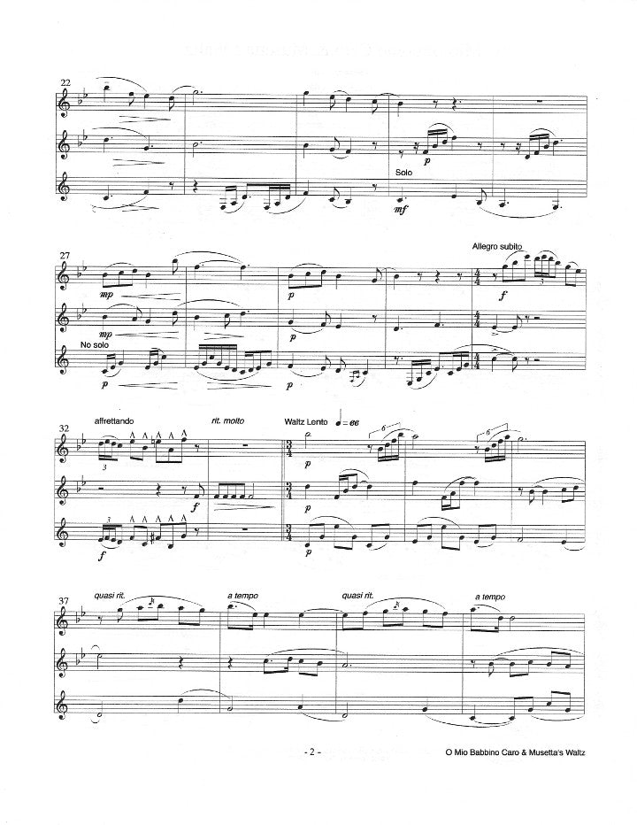 Puccini, G :: O Mio Babbino Caro & Musetta's Waltz