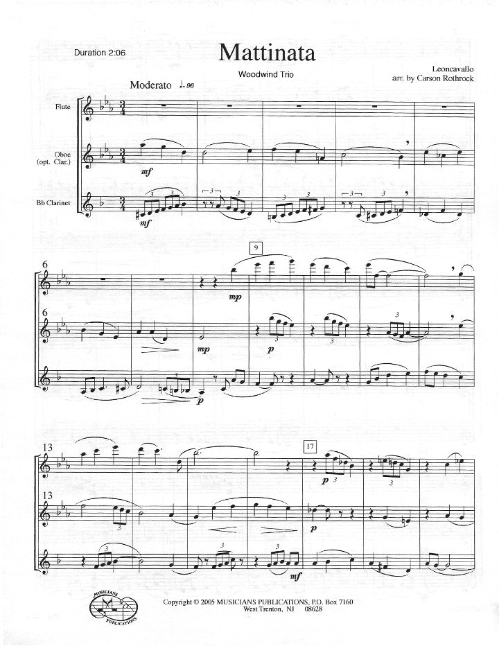 Leoncavallo, R :: Mattinata