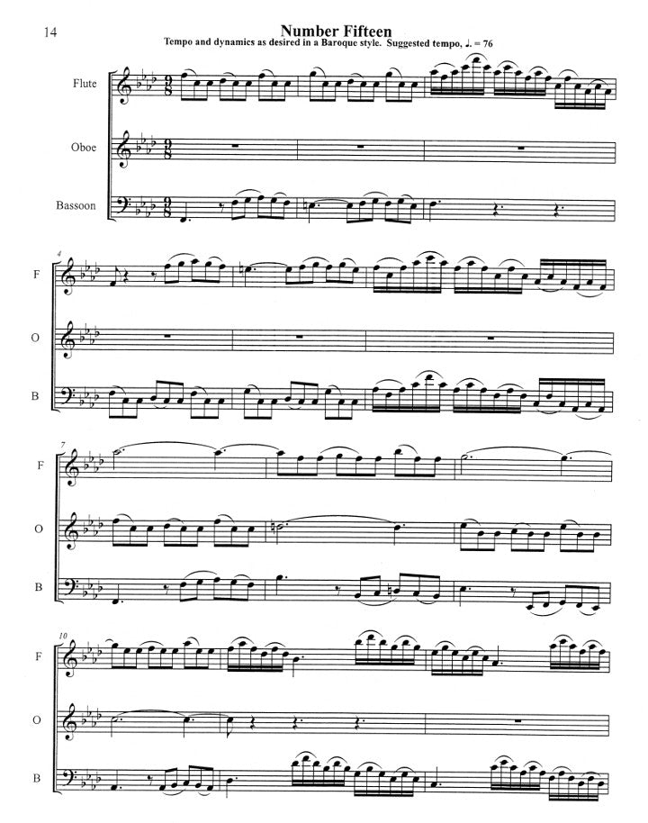 Holcombe, B :: Bach 3-Part Inventions Woodwind Trio, Vol III