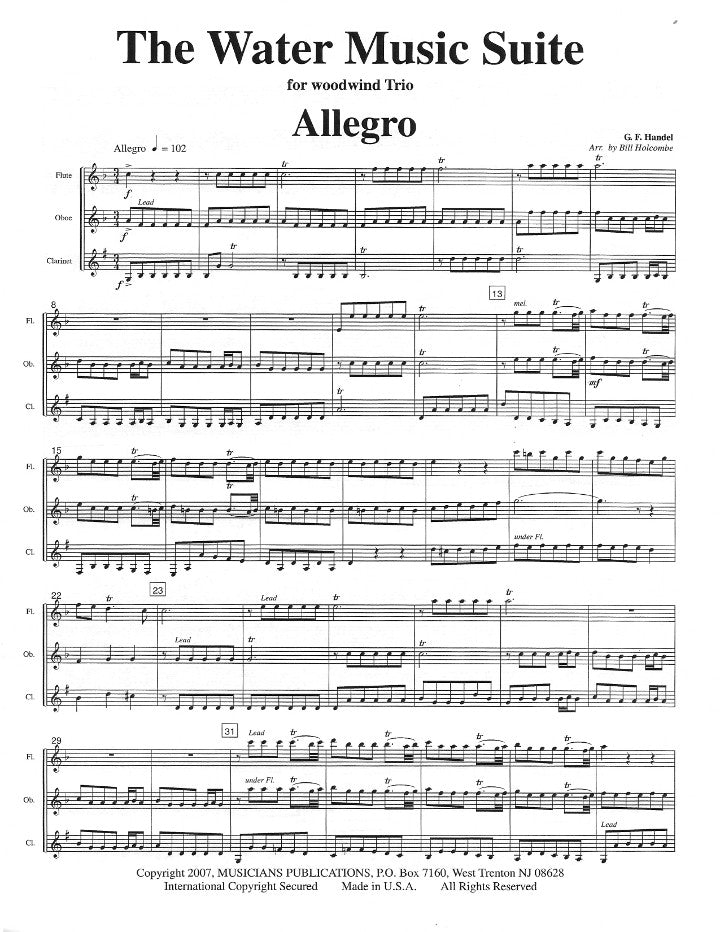 Handel, GF :: Water Music Suite