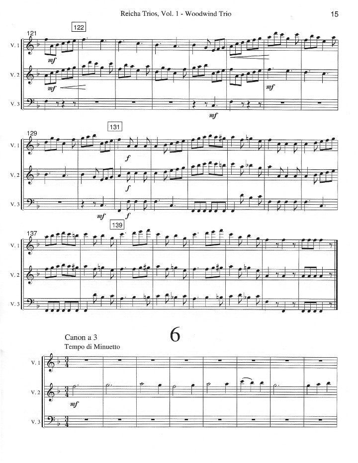 Reicha, A :: Twenty Four Trios Opus 82 - Volume 1
