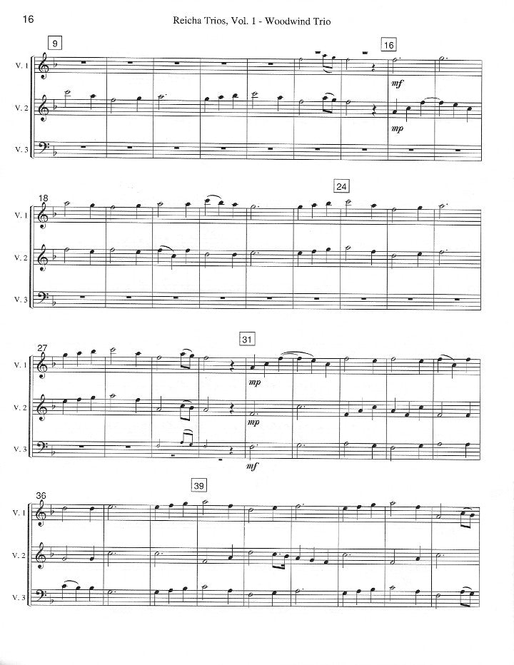 Reicha, A :: Twenty Four Trios Opus 82 - Volume 1