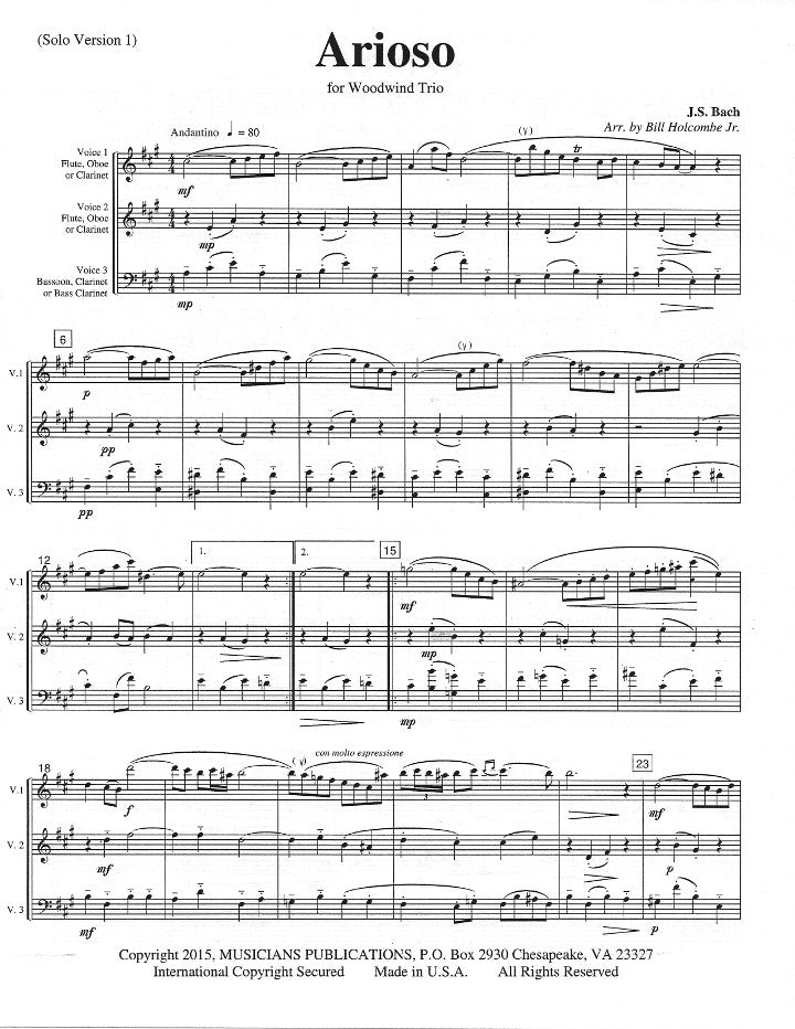 Bach, JS :: Arioso