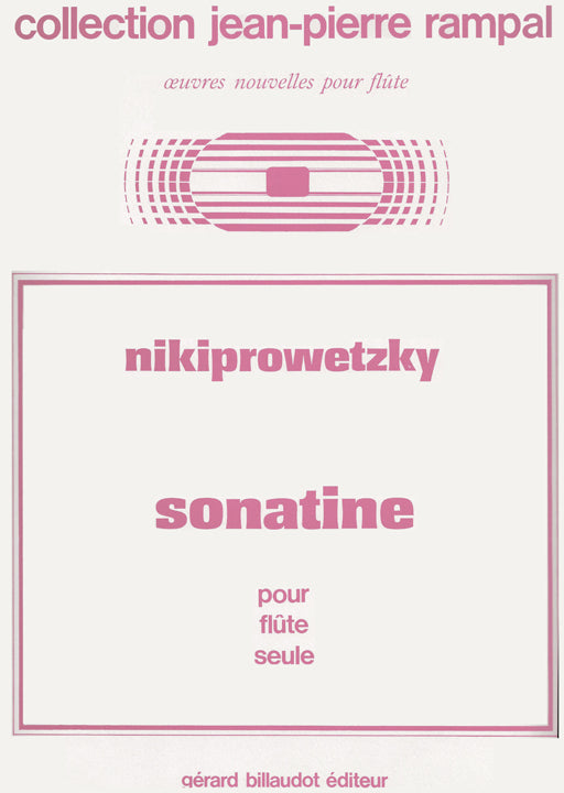 Nikiprowetzky, T :: Sonatine